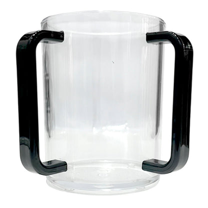 Taza Acrílica Multiusos Lillian de 26 Onzas clara de asas negras. En el Titán Panamá.