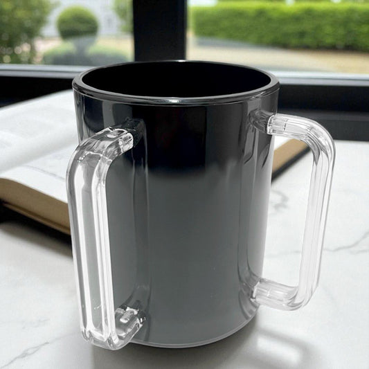 Taza Acrílica Multiusos Lillian de 26 Onzas color negra en el Titan Panamá