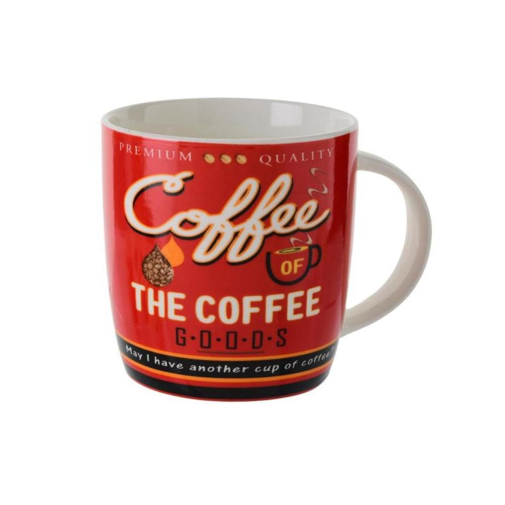 Taza de Cerámica Concepts 8 Cm Roja Estampada