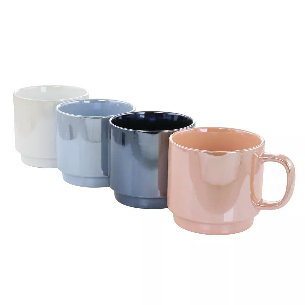Taza de Cerámica Gibson Mr. Coffee Café Celestial 14 oz 4 Piezas