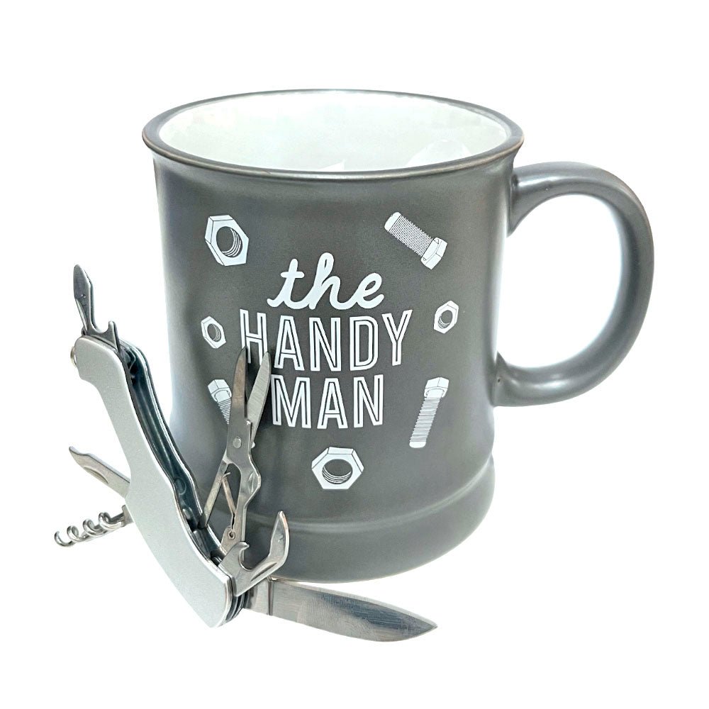 Taza de Cerámica Home Elegance Con Accesorios - Gris - Home Elegance - Titan.com.pa - 2100000785094