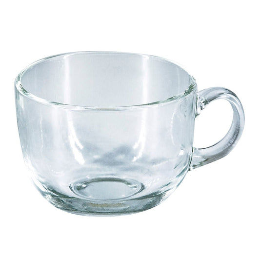 Taza De Vidrio Transparente 14 oz