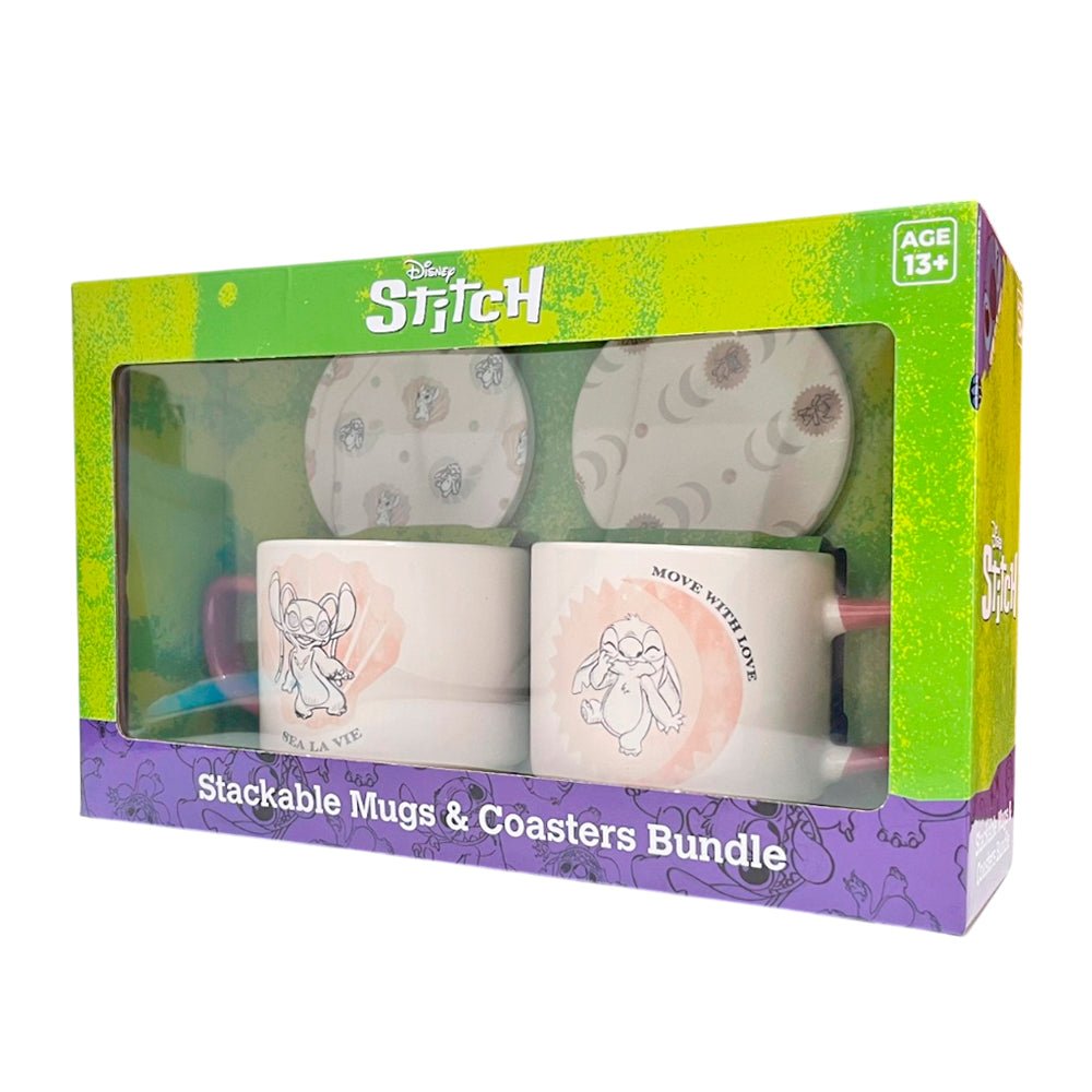 Tazas de Cerámica Disney Stitch – Set de 4 Piezas - Four Seasons - Titan.com.pa - 2150111424009