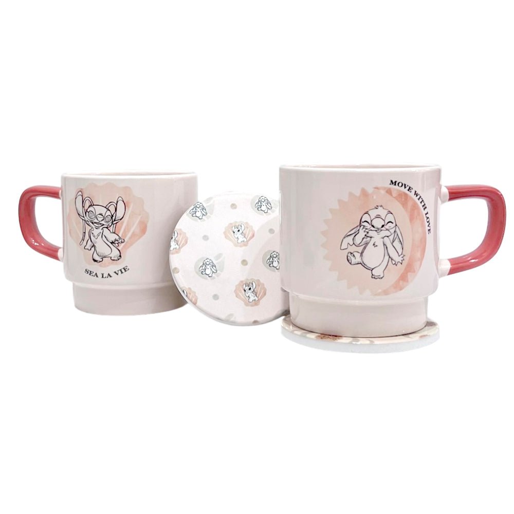 Tazas de Cerámica Disney Stitch – Set de 4 Piezas - Four Seasons - Titan.com.pa - 2150111424009