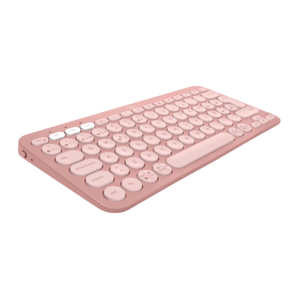 Teclado Logitech Pebble Keys 2 K380 - Rosado - Logitech - Titan.com.pa - 097855186379