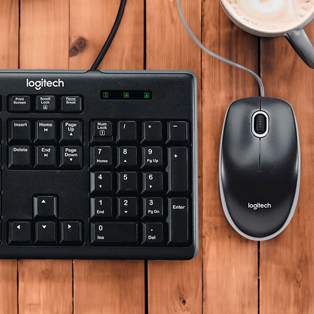 Teclado+Mouse Logitech Mk120 - Logitech - Titan.com.pa - 097855088802
