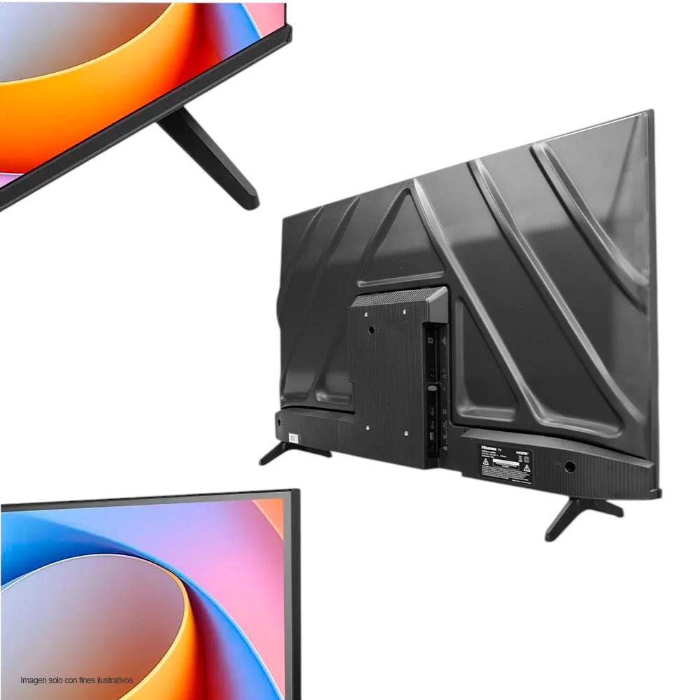 Hisense Smart TV 40 pulg, FHD con VIDAA, Dolby Audio, modo gamer y control por voz. Imagen mejorada con sonidos envolventes. En electrónica Titán Panamá.