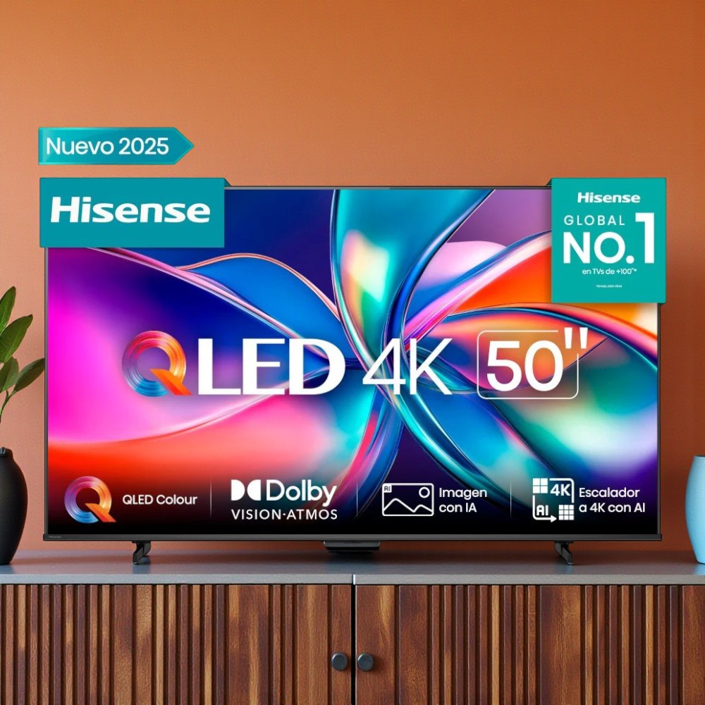 Televisor Hisense 50" QLED / VIDAA / 50Q6Q