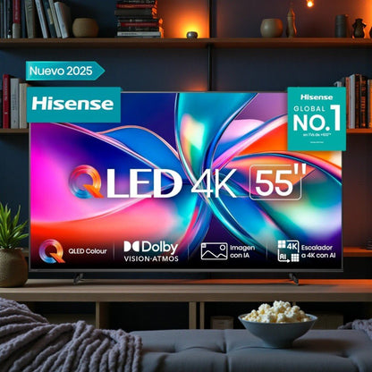 Televisor Hisense 55”/ QLED Smart TV / VIDAA U9 / 55Q6QV - Hisense - Titan.com.pa - 6942351421797