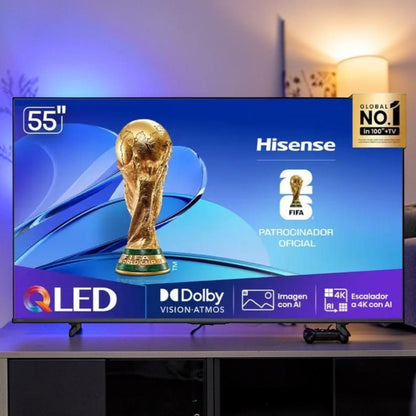 Televisor Hisense 55”/ QLED Smart TV / VIDAA U9 / 55Q6QV - Hisense - Titan.com.pa - 6942351421797
