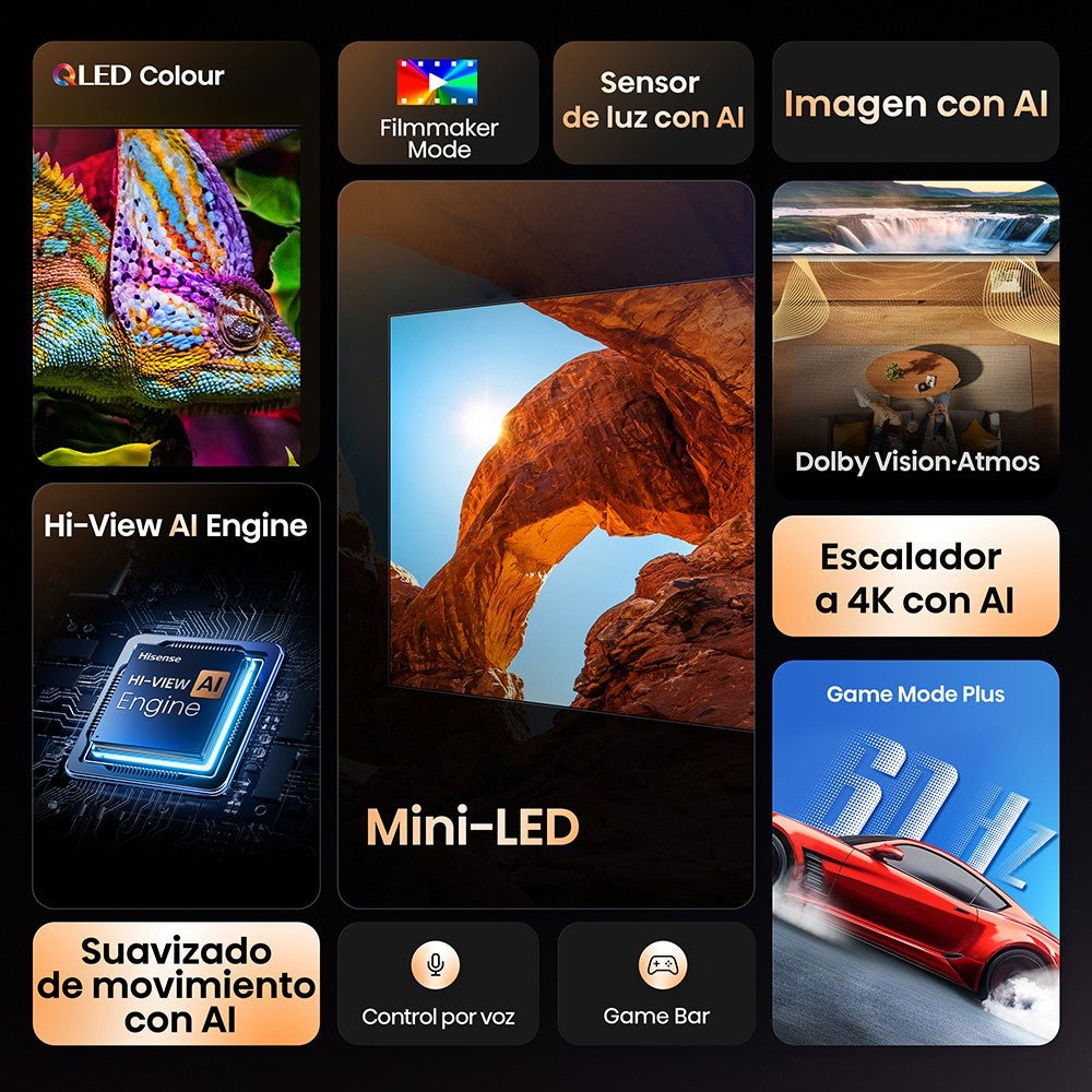 Televisor Hisense 65" Smart Mini LED 4K - Hisense - Titan.com.pa - 6942351422053
