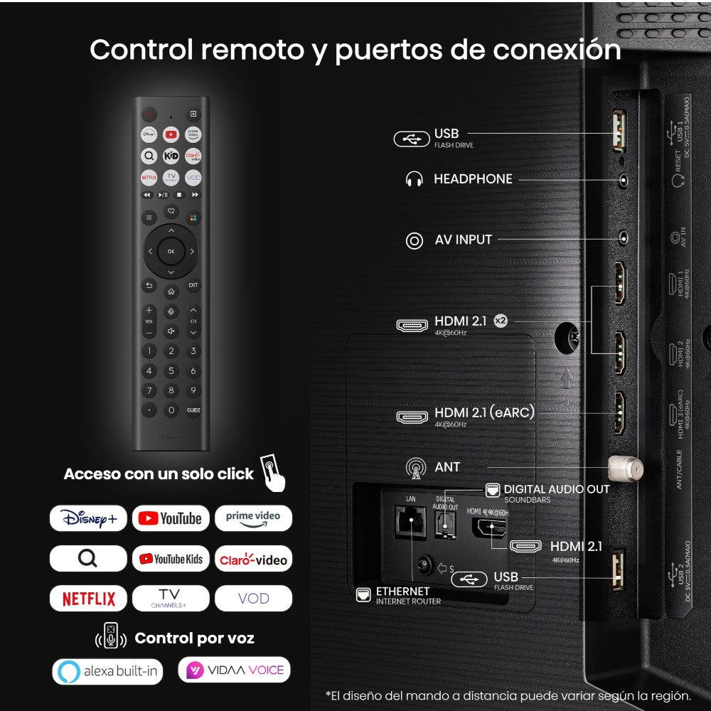 Televisor Hisense 85" QLED Smart TV 4K UHD | 85Q6QV - Hisense - Titan.com.pa - 6942351422107
