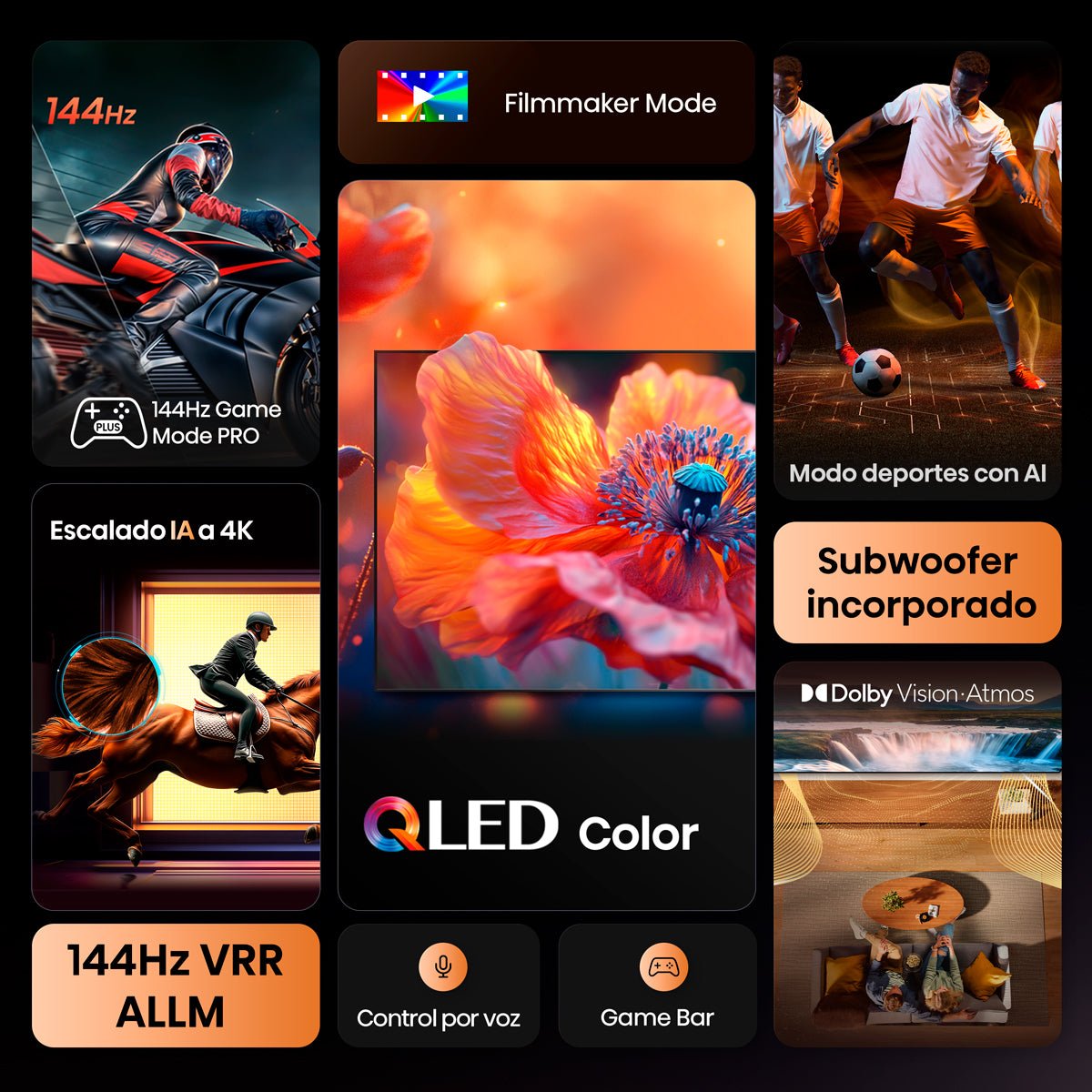 Televisor Hisense 98" / QLED / Google TV - Hisense - Titan.com.pa - 6942351424507