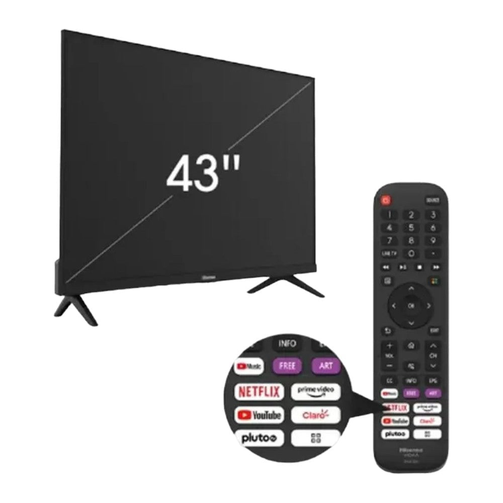 Televisor Hisense de 43" / Led / Smart / Dvbt / 43A4HV - Hisense - Titan.com.pa - 6942147476208