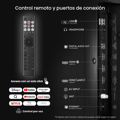 Televisor Hisense de 55" | Smart TV | UHD 4K | 55A6NV - Hisense - Titan.com.pa - 6942351409603