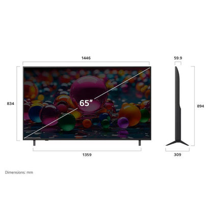 Televisor LG 65" Smart TV / UHD / AI / UA80 / 4K / webOS - LG - Titan.com.pa - 195174122839