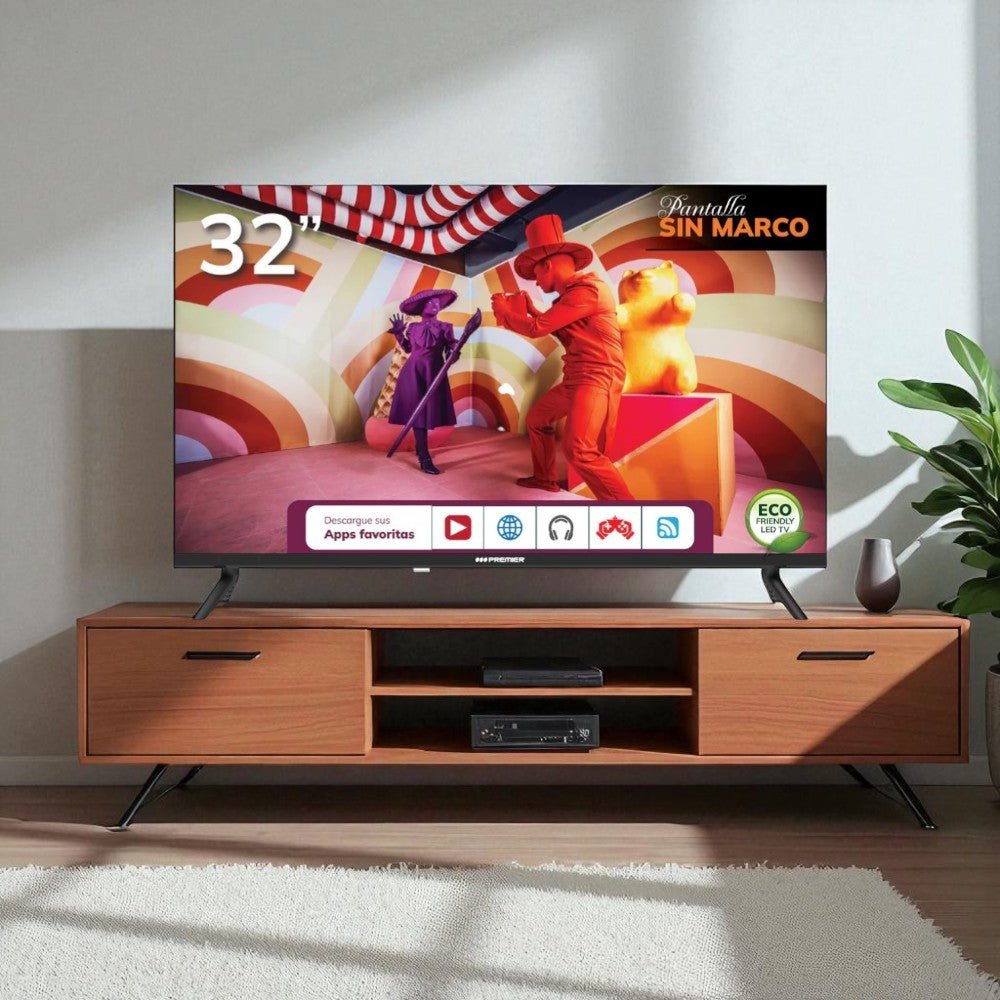 Televisor Premier 32" HD Smart / Sin Marco / Con DVB - T2 - Premier - Titan.com.pa - 7453064747634