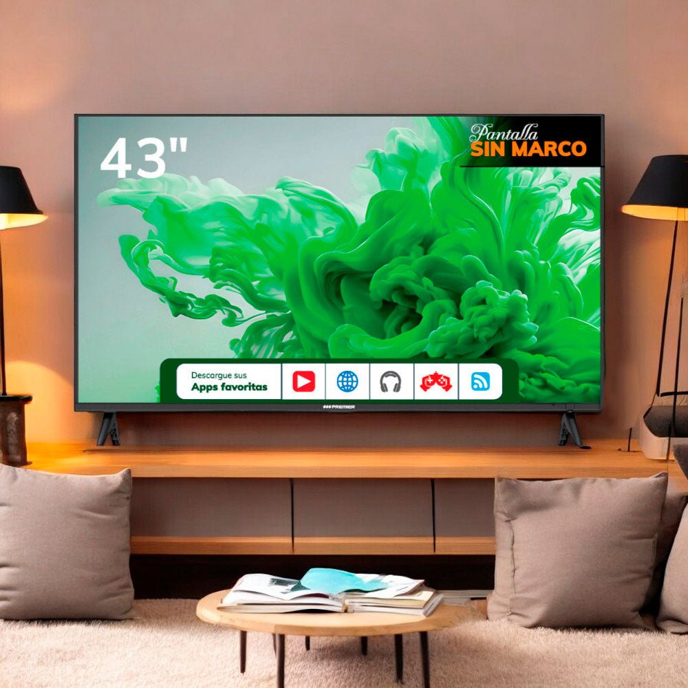 Televisor Premier 43" Smart / Dvbt2 / Sin Marco - Premier - Titan.com.pa - 7453064743889