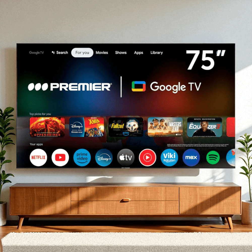 Televisor Premier 75” / QLED Smart / Google TV / Dolby - Premier - Titan.com.pa - 7453064748365