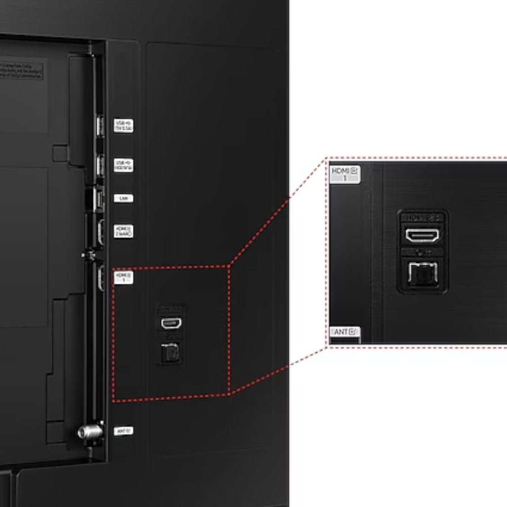 Televisor Samsung 85 pulg QLED 4K con colores reales, sonido envolvente y funciones inteligentes en la comodidad de tu hogar. Electrónica Titán Panamá.