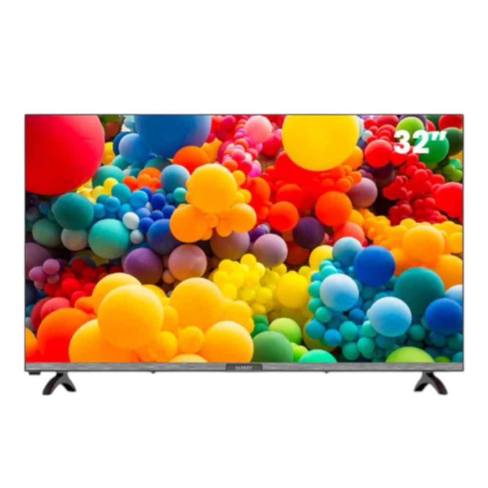 SANKEY Smart TV de 32 pulg HD sin marco con WhaleOS, Dolby Audio, apps, conectividad Bluetooth y control remoto. Ideal para entretenimiento en casa. En electrónica Titán Panamá.