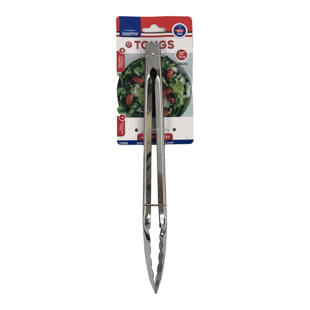 Tenaza Family Maid para BBQ de Metal - Gris Claro