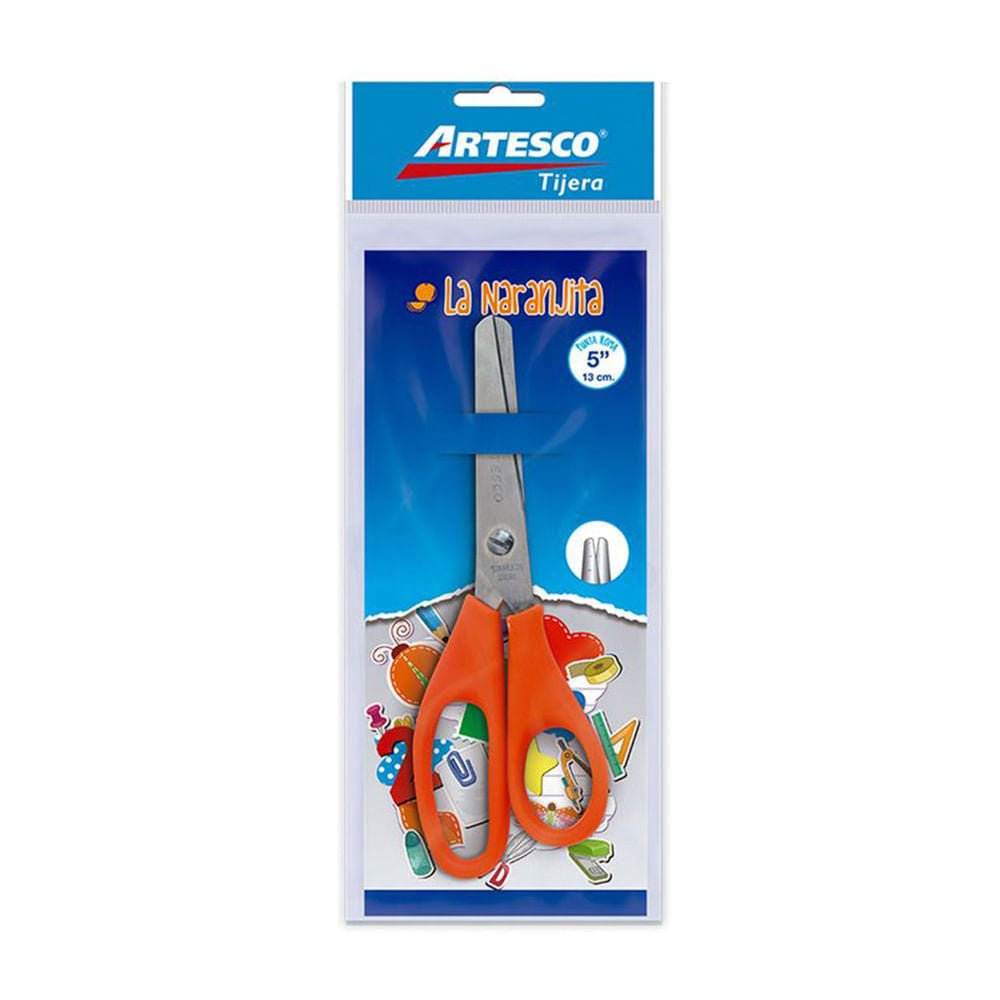 Tijera Artesco La Naranjita de 5"