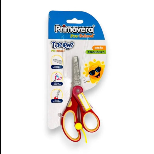 Tijera Preescolar Primavera de Punta Redonda - Surtida - Primavera - Titan.com.pa - 7707275921933