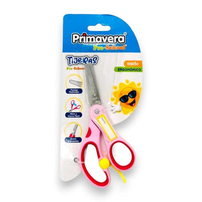 Tijera Preescolar Primavera de Punta Redonda - Surtida - Primavera - Titan.com.pa - 7707275921933