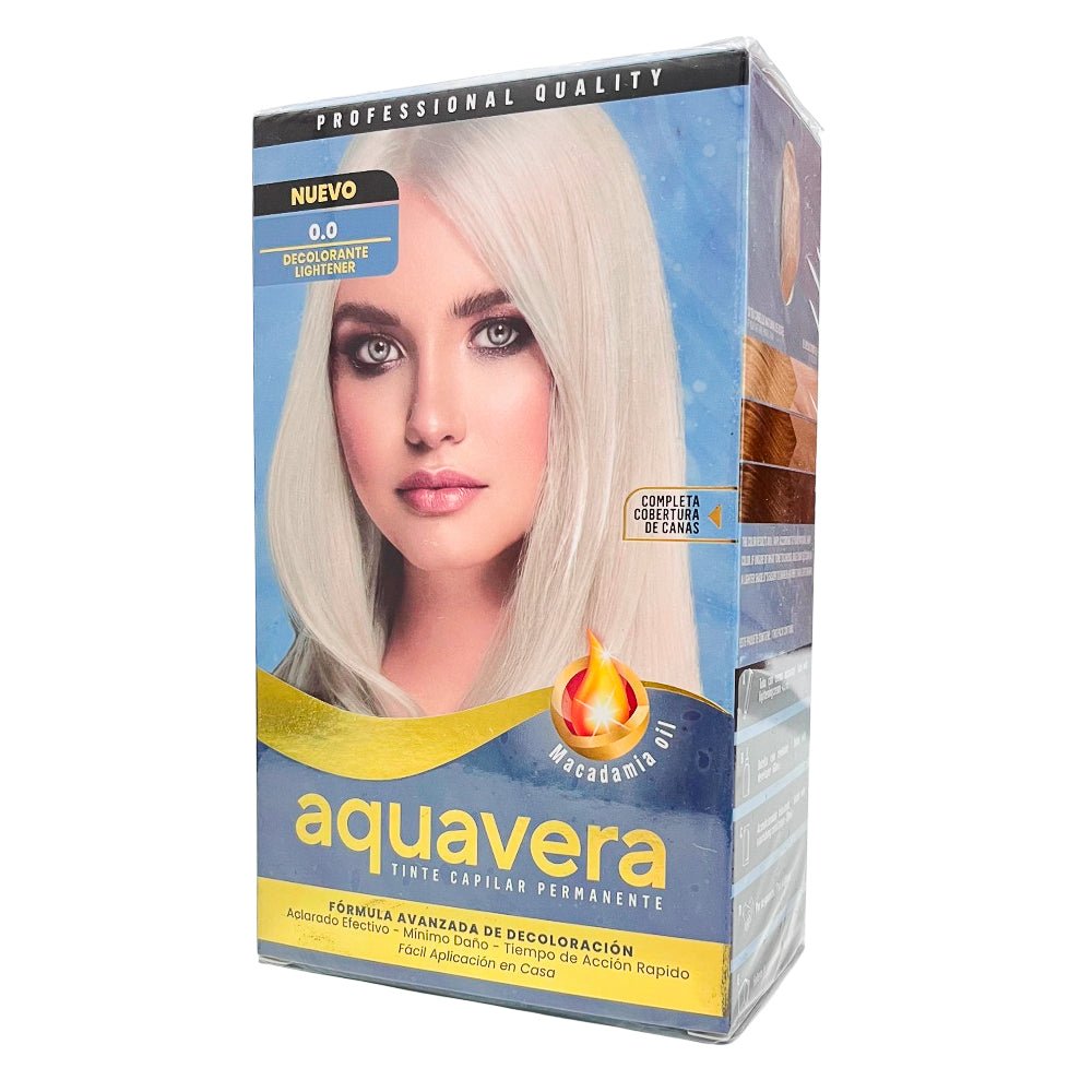 Tinte Capilar Permanente Decolorante 0.0 - Aquavera - Aquavera - Titan.com.pa - 7453100308560