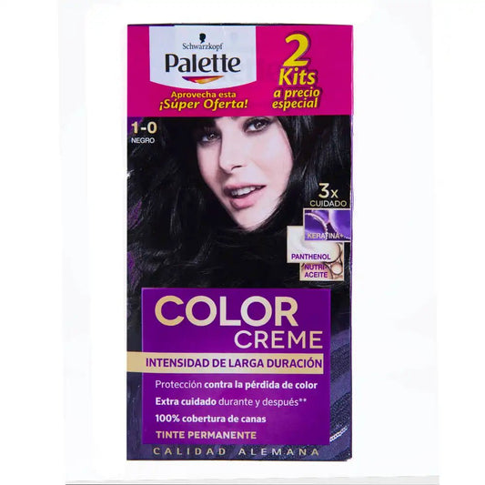 Tinte Palette Duo Negro 1-0 - Palette - Titan.com.pa - 7702045862737