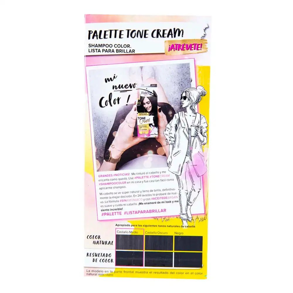 Tinte Palette Tone Cream Negro 113 - Palette - Titan.com.pa - 7702045513042