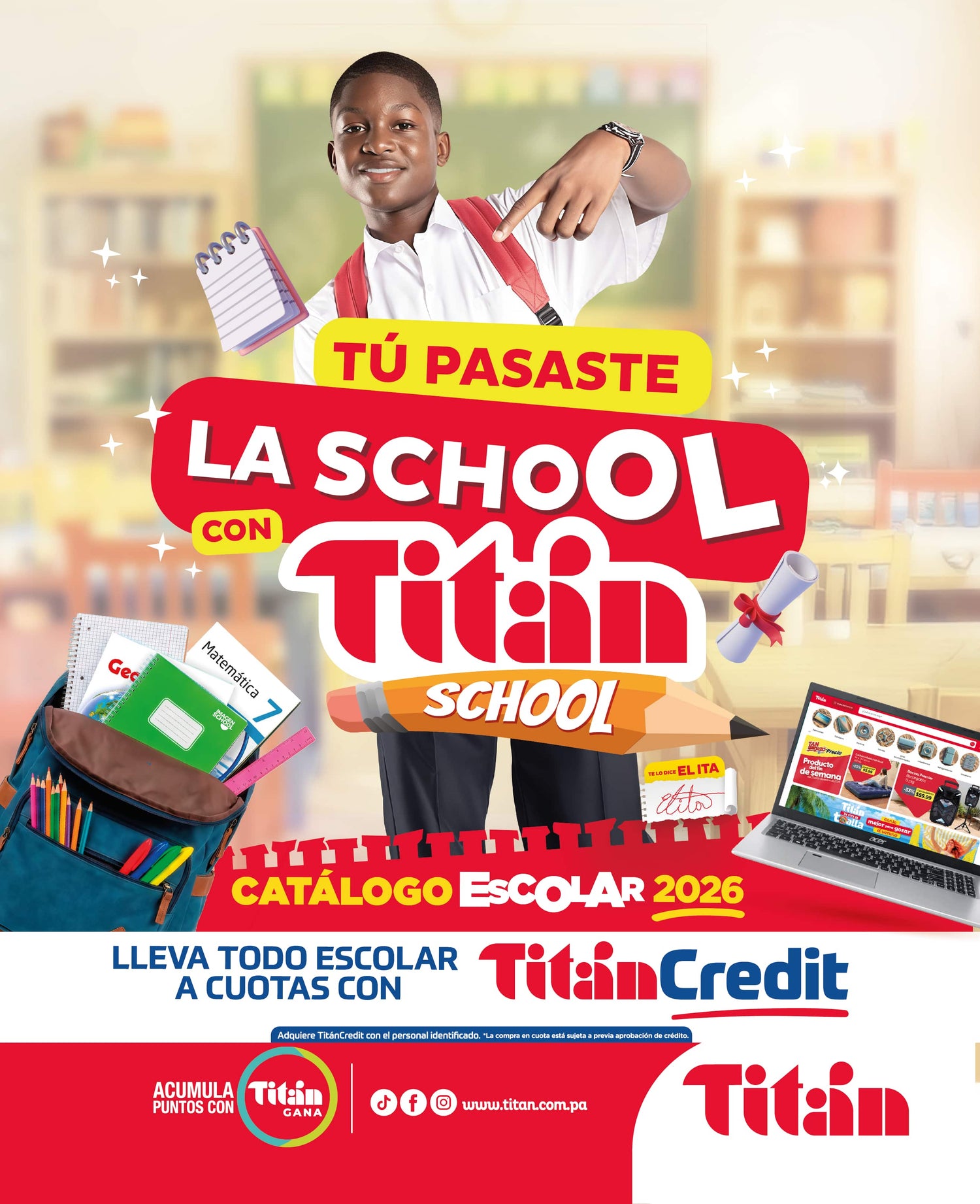 Catálogo Titán School Panamá 2026