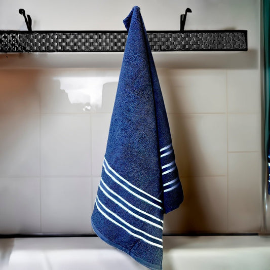 Toalla De Baño Cannon Dallas 27” X 54” Navy/Blanco - Cannon - Titan.com.pa - 7453122822457