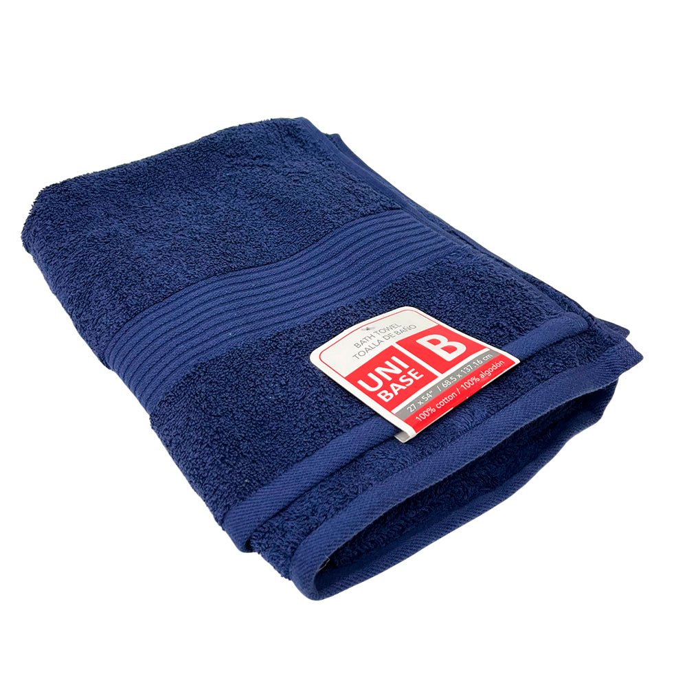 Toalla de Baño Ibiza 27x54" Azul Marino / Unibase - Unibase - Titan.com.pa - 7453122800257
