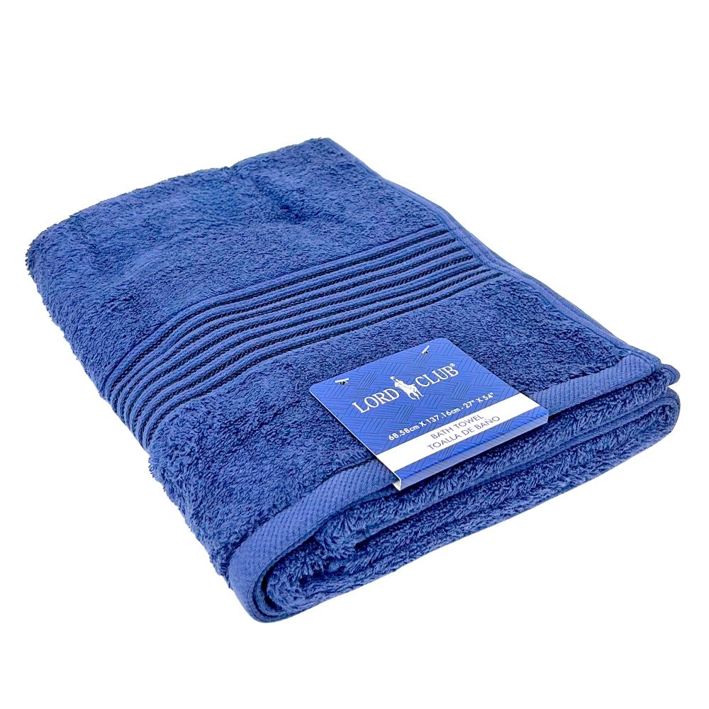 Toalla de Baño Monaco 27x54" Azul Marino / Lord Club - Lord Club - Titan.com.pa - 2100000218271