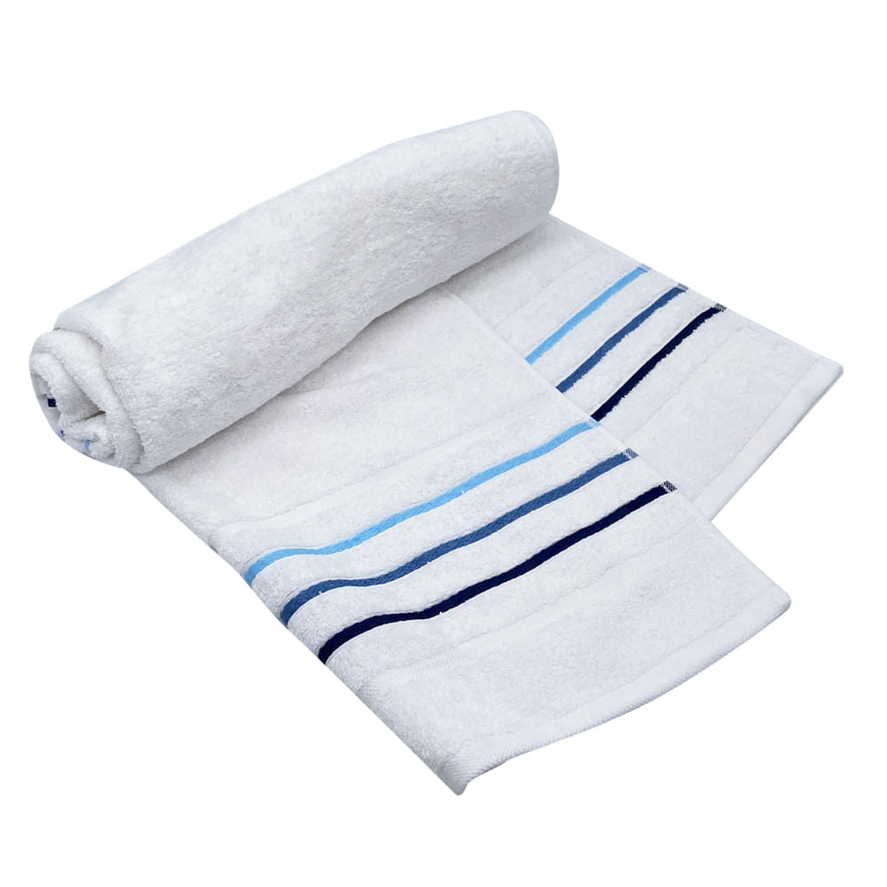 Toalla de Baño Royal Heritage Blossom 27" x 54" - Azul