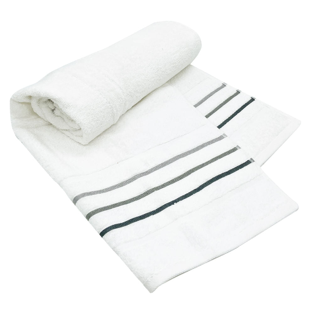 Toalla de Baño Royal Heritage Blossom 27" x 54" - Gris