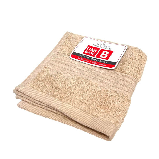 Toalla De Cara Ibiza 13” X 13” Sand - Unibase - Unibase - Titan.com.pa - 7453112349186
