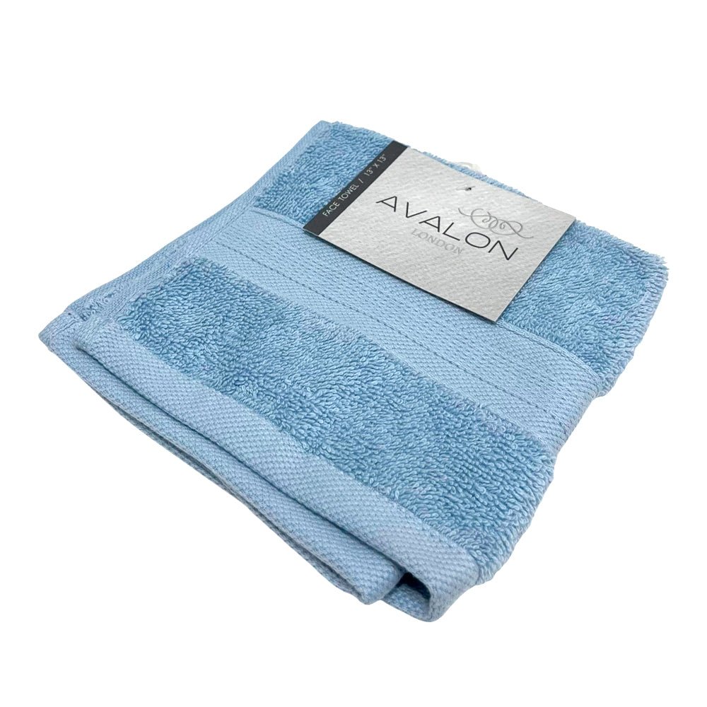 Toalla De Cara London 13” X 13” Blue - Avalon - Avalon - Titan.com.pa - 7453112349100