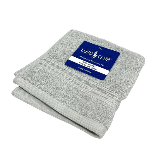 Toalla De Cara Mónaco 13” X 13” Light Grey - Lord Club - Lord Club - Titan.com.pa - 2100000665488