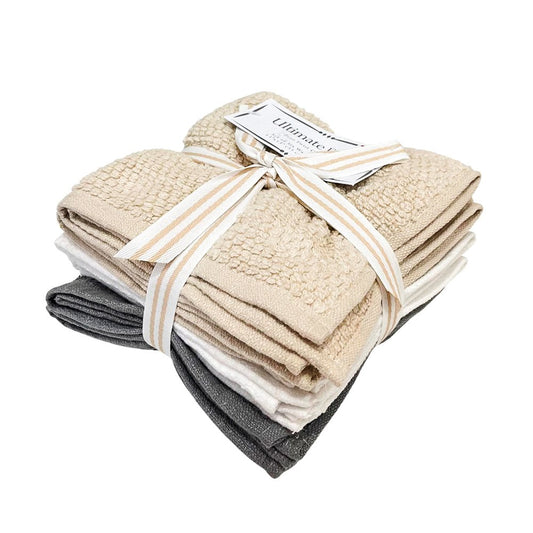 Toalla de Cara / Riviera / 13" x 13" / Set de 6 Piezas / Surtido - Riviera - Titan.com.pa - 819427017603