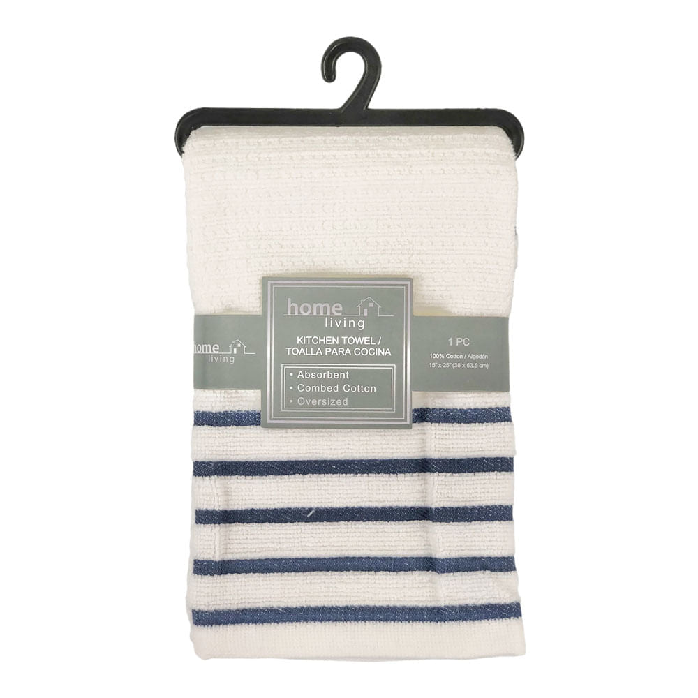 Toalla de Cocina Home Living 115 gsm de 15 x 25 - Azul