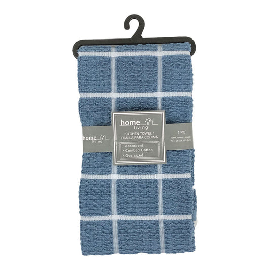 Toalla de Cocina Home Living 115 gsm de 15 x 25 - Azul Marino