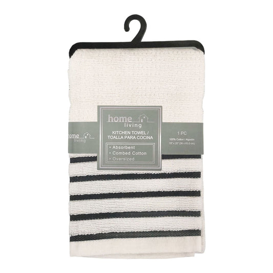 Toalla de Cocina Home Living 115 gsm de 15 x 25 - Gris Oscuro