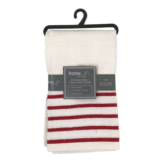Toalla de Cocina Home Living 115 gsm de 15 x 25 - Rojo