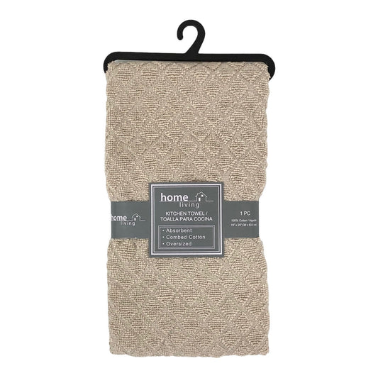 Toalla de Cocina Home Living de 15 x 25 - Beige