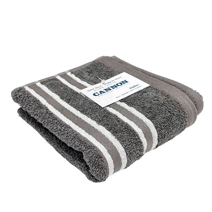 Toalla De Mano Cannon Dallas 16” X 28” Gris/Blanco - Cannon - Titan.com.pa - 7453122822365