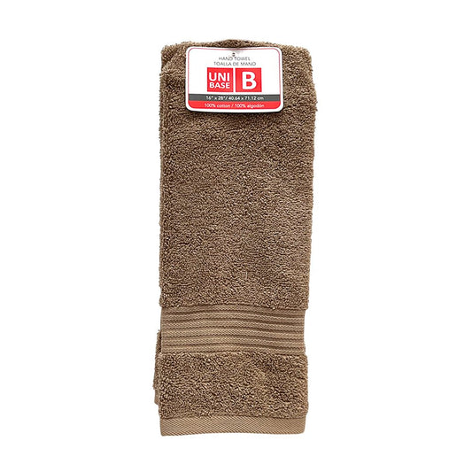 Toalla De Mano Ibiza 16” X 28” Taupe - Unibase - Unibase - Titan.com.pa - 7453122800196