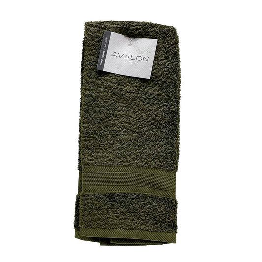 Toalla De Mano London 16” X 28” Verde Oliva - Avalon - Avalon - Titan.com.pa - 7453130036440